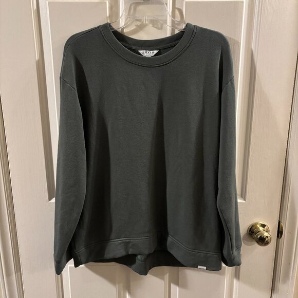 Orvis Unisex Green Pullover Crewneck Modal Sweatshirt ~ Medium ~ SUPER SOFT - Picture 1 of 6